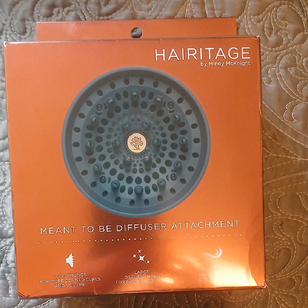 Black Hair Diffuser Attachment for Even Airflow